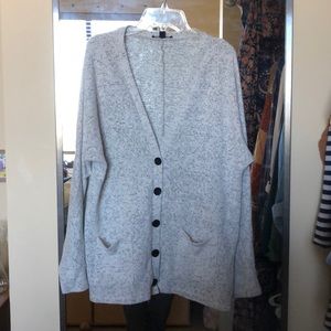 American Eagle Salt and Pepper Cardigan